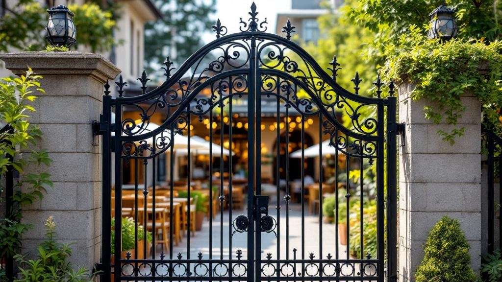 Featured Ornamental Iron Arched Gate - Professional Ornamental Iron by Fencing & Gates contractors