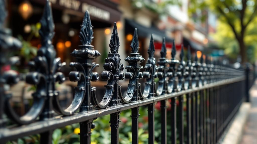 Historic Iron Fence Restoration for Restaurant Properties - Professional Ornamental Iron by Fencing & Gates contractors