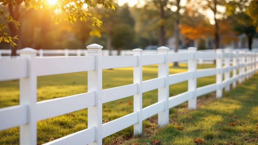 Budget-friendly Vinyl Ranch Rail Fence - Professional Vinyl Fence by Fencing & Gates contractors