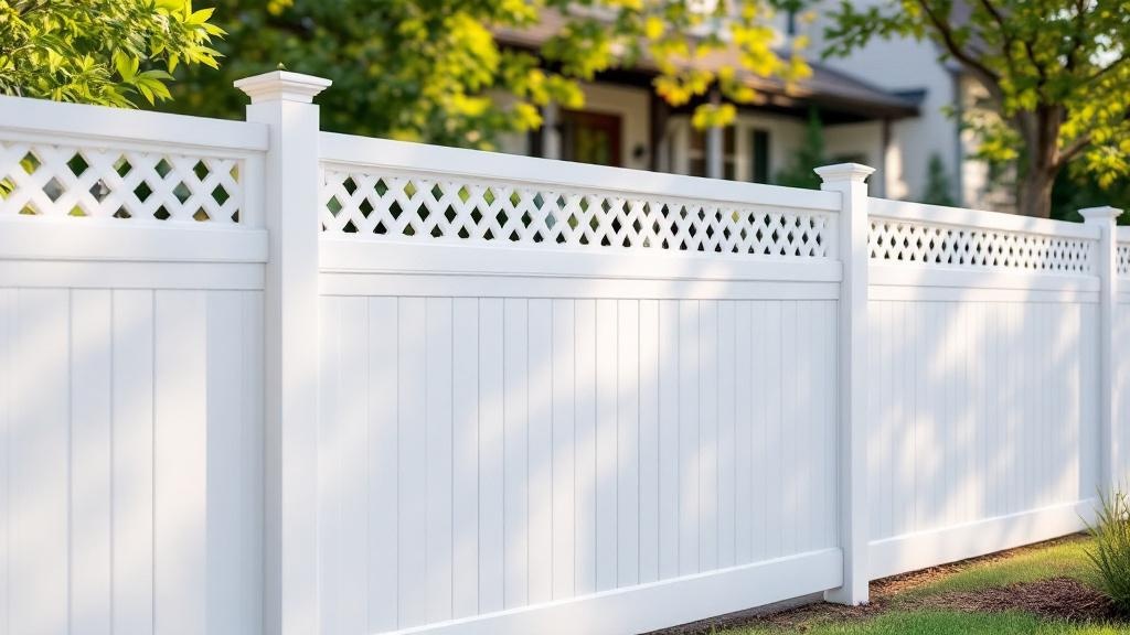 Vinyl Privacy with Lattice Top - Traditional - Professional Vinyl Fence by Fencing & Gates contractors