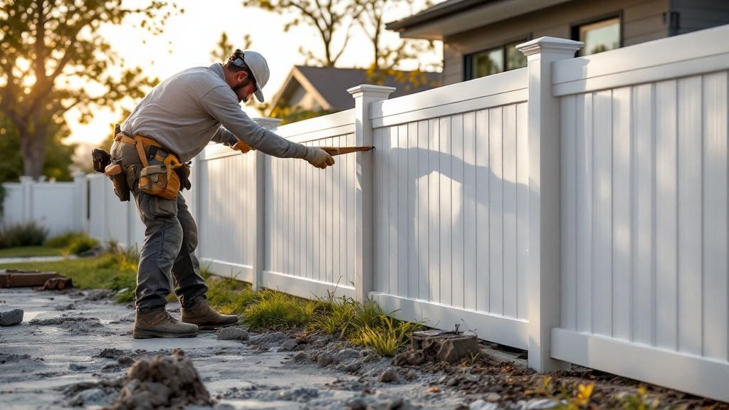 Vinyl Fence Project - Professional Vinyl Fence by Fencing & Gates contractors