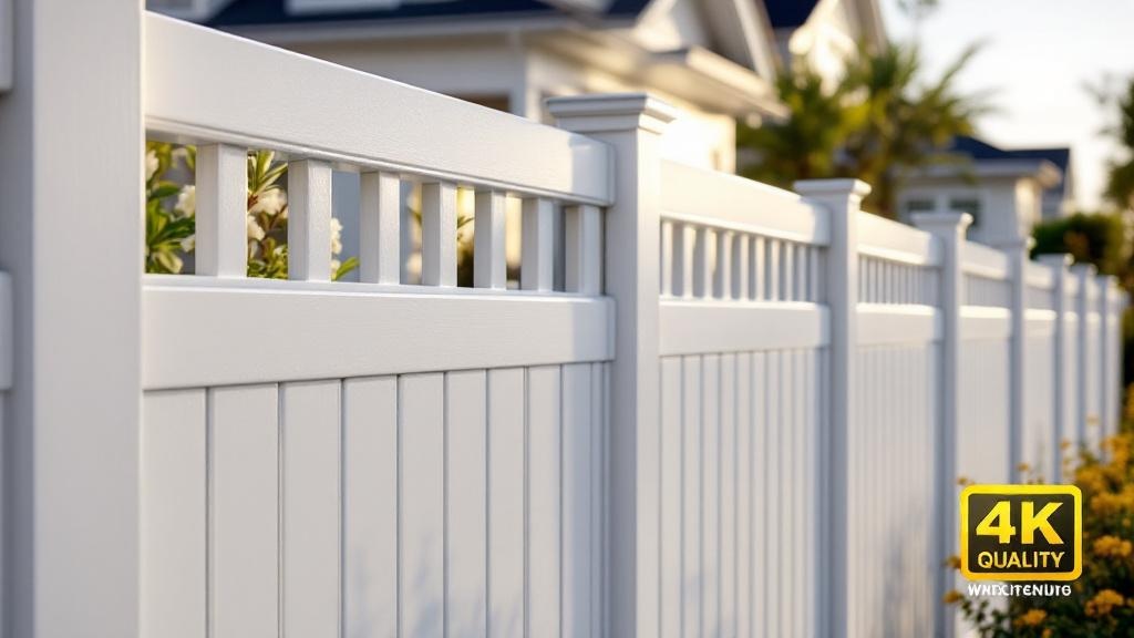 Hurricane Rated Vinyl Fence for Urban Properties - Professional Vinyl Fence by Fencing & Gates contractors