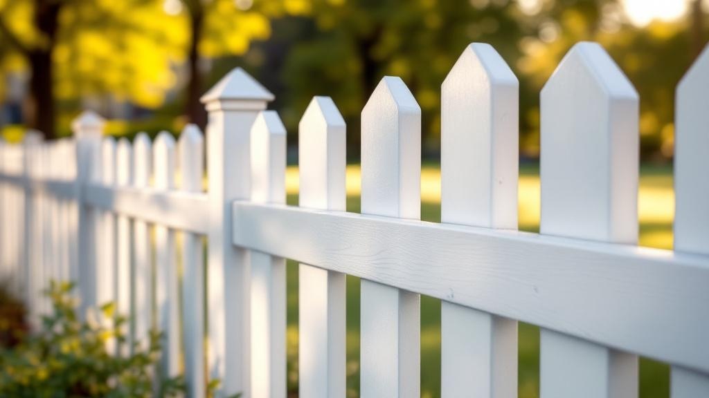White Vinyl Picket Fence Project - Professional Vinyl Fence by Fencing & Gates contractors
