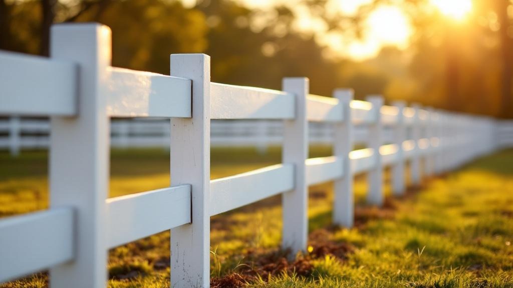 Budget-friendly Vinyl Ranch Rail Fence - Professional Vinyl Fence by Fencing & Gates contractors