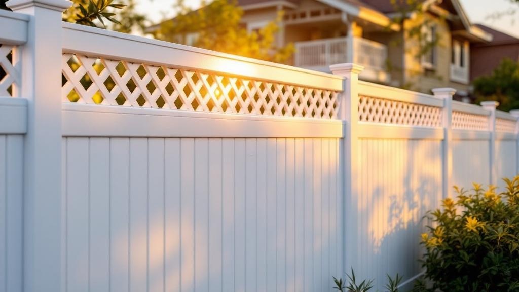 Vinyl Privacy with Lattice Top - Traditional - Professional Vinyl Fence by Fencing & Gates contractors