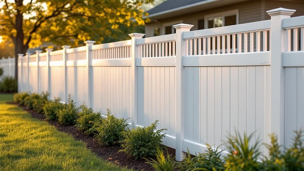 Installed Vinyl Semi-Privacy Fence - Professional Vinyl Fence by Fencing & Gates contractors