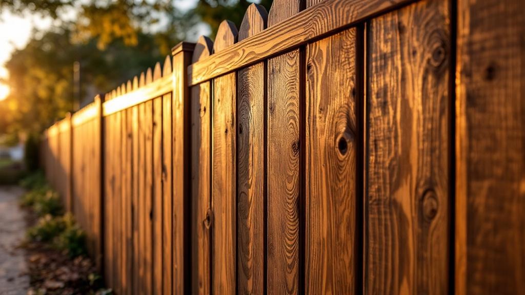 Custom Wood Grain Textured Vinyl - Professional Vinyl Fence by Fencing & Gates contractors