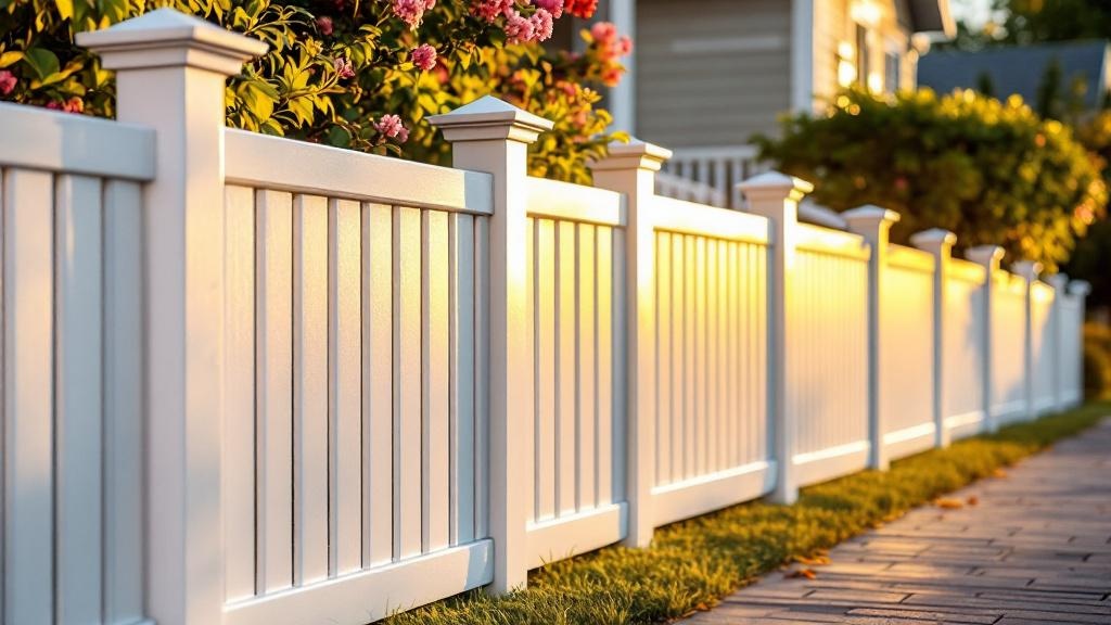Vinyl Fence Easy Maintenance Project - Professional Vinyl Fence by Fencing & Gates contractors