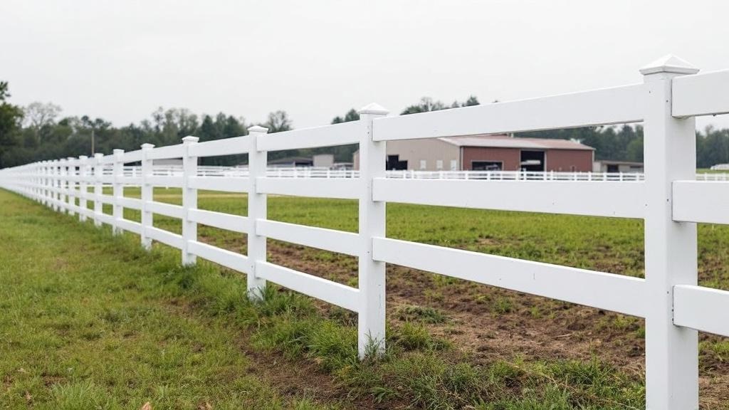 Budget-friendly Vinyl Ranch Rail Fence - Professional Vinyl Fence by Fencing & Gates contractors