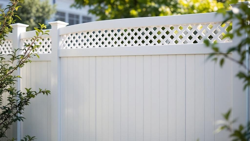 Vinyl Privacy with Lattice Top - Traditional - Professional Vinyl Fence by Fencing & Gates contractors