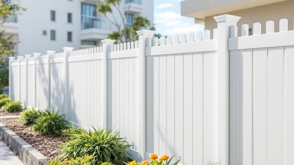 Standard Vinyl Semi-Privacy Fence - Professional Vinyl Fence by Fencing & Gates contractors