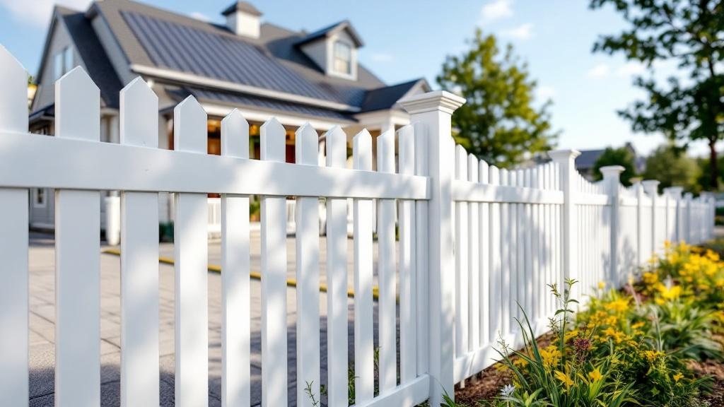 Commercial Vinyl Fence for Restaurant Properties - Professional Vinyl Fence by Fencing & Gates contractors