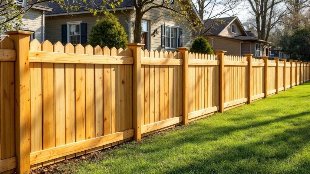 Pressure Treated Pine Fence Project - Professional Wood Fence by Fencing & Gates contractors