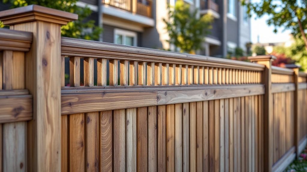 Custom Cap and Trim Wood Fence - Professional Wood Fence by Fencing & Gates contractors