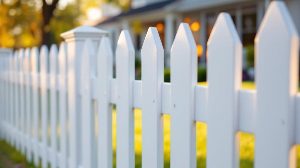 White Picket Fence for Office Properties - Professional Wood Fence by Fencing & Gates contractors