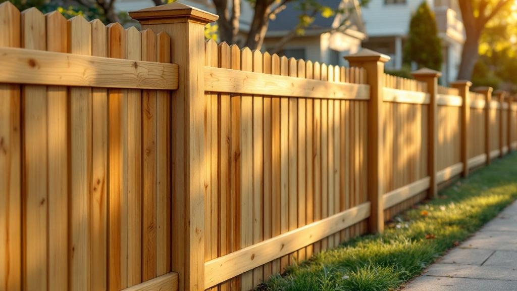 Pressure Treated Pine Fence Project - Professional Wood Fence by Fencing & Gates contractors