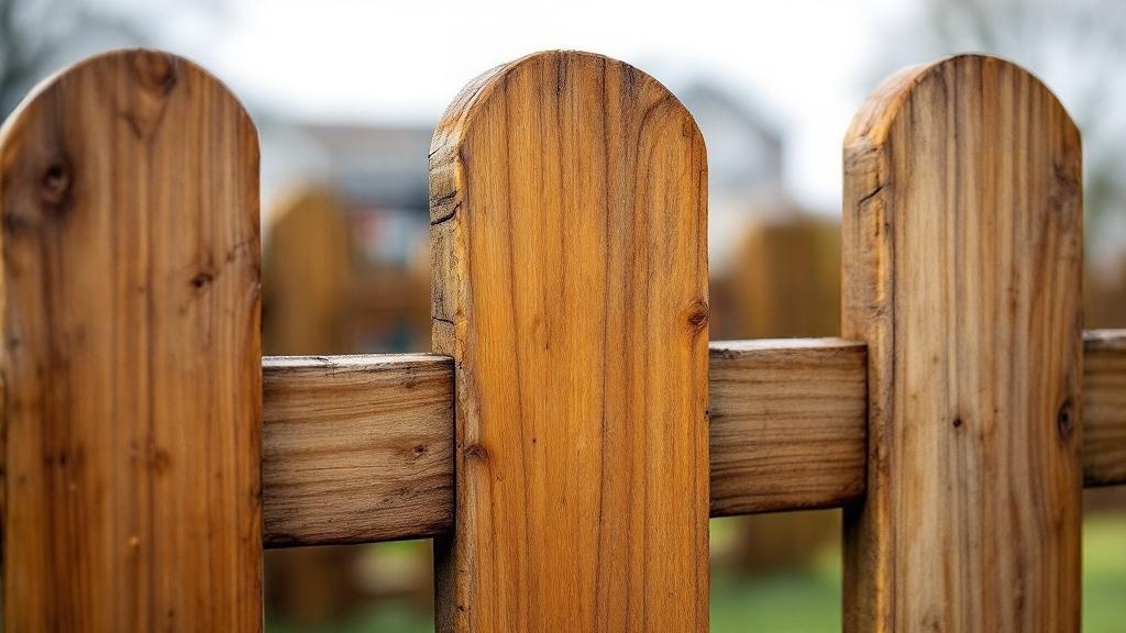 Scalloped Top Wood Fence - Residential - Professional Wood Fence by Fencing & Gates contractors