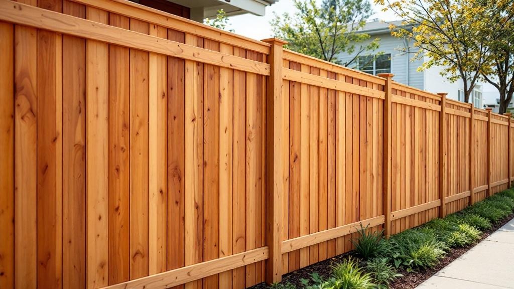 Standard Board on Board Cedar Fence - Professional Wood Fence by Fencing & Gates contractors