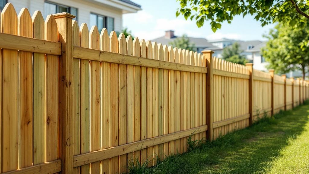 Pressure Treated Pine Fence Project - Professional Wood Fence by Fencing & Gates contractors