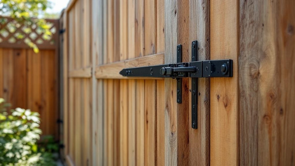 Wood Privacy Gate for Hospital Properties - Professional Wood Fence by Fencing & Gates contractors