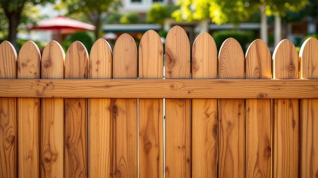 Scalloped Top Wood Fence - Residential - Professional Wood Fence by Fencing & Gates contractors