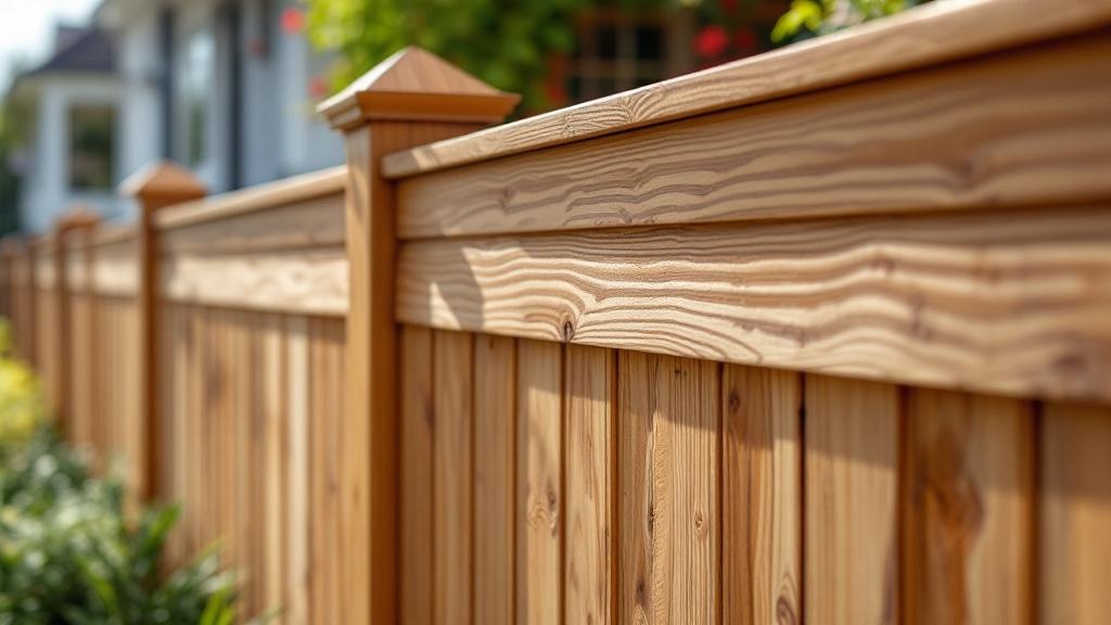 Custom Cap and Trim Wood Fence - Professional Wood Fence by Fencing & Gates contractors