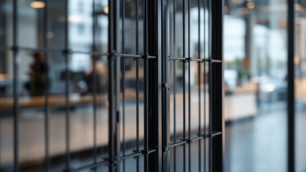 Coiling Security Grille - Professional Commercial Garage Doors by Garage Doors contractors