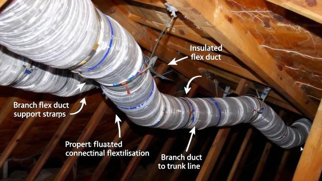 Flexible Duct Installation - Professional Ductwork by HVAC contractors