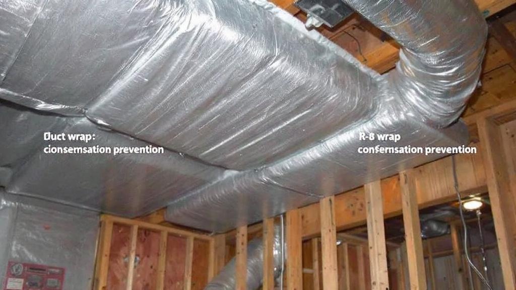 Duct Insulation Wrap Installation - Professional Ductwork by HVAC contractors
