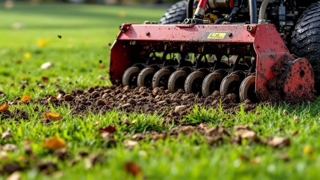 Lawn Aeration Service - Professional Lawn Care by Landscaping contractors