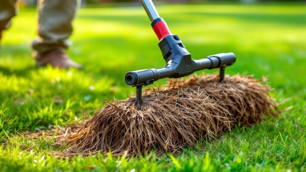 Lawn Dethatching Service - Professional Lawn Care by Landscaping contractors