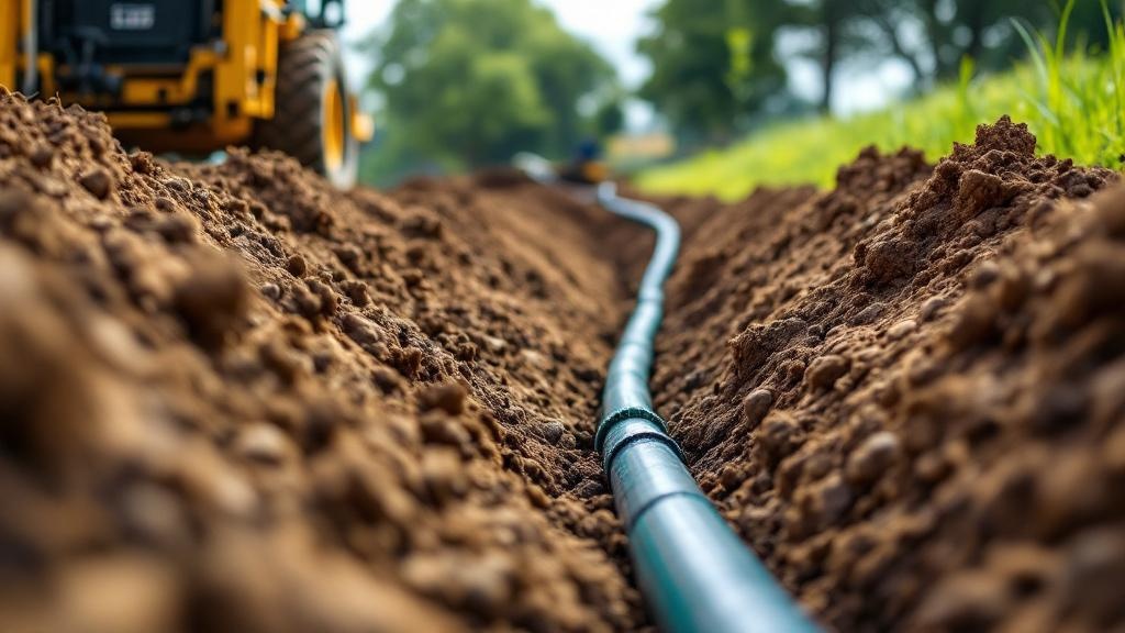 Irrigation Main Line Trenching - Professional Irrigation by Landscaping contractors