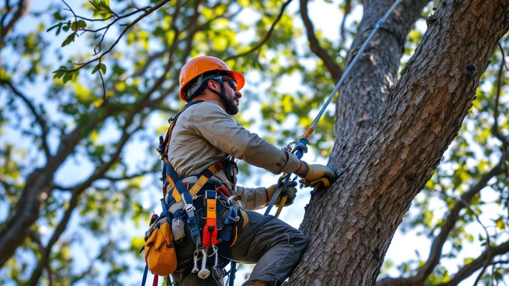 Tree Climbing Arborist - Professional Tree Services by Landscaping contractors