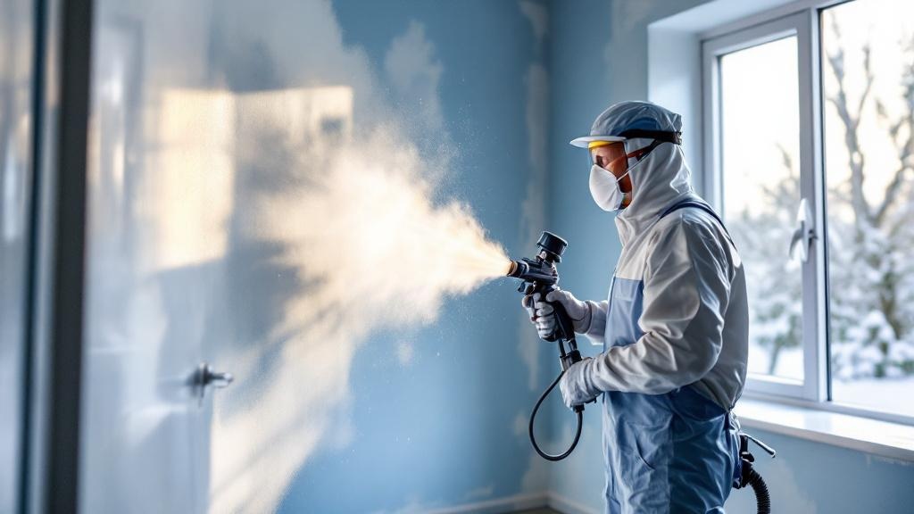 Spray Painting Interior - Professional Interior Painting by Painting contractors