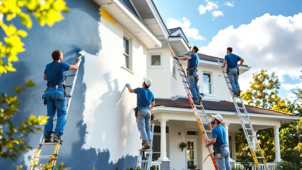 House Exterior Painting - Professional Exterior Painting by Painting contractors