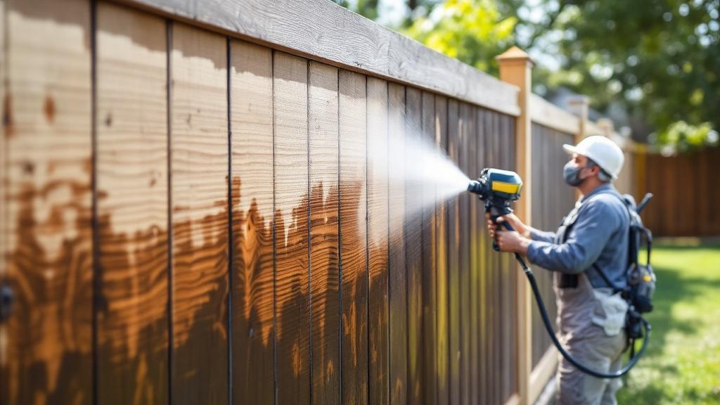 Fence Painting or Staining - Professional Exterior Painting by Painting contractors