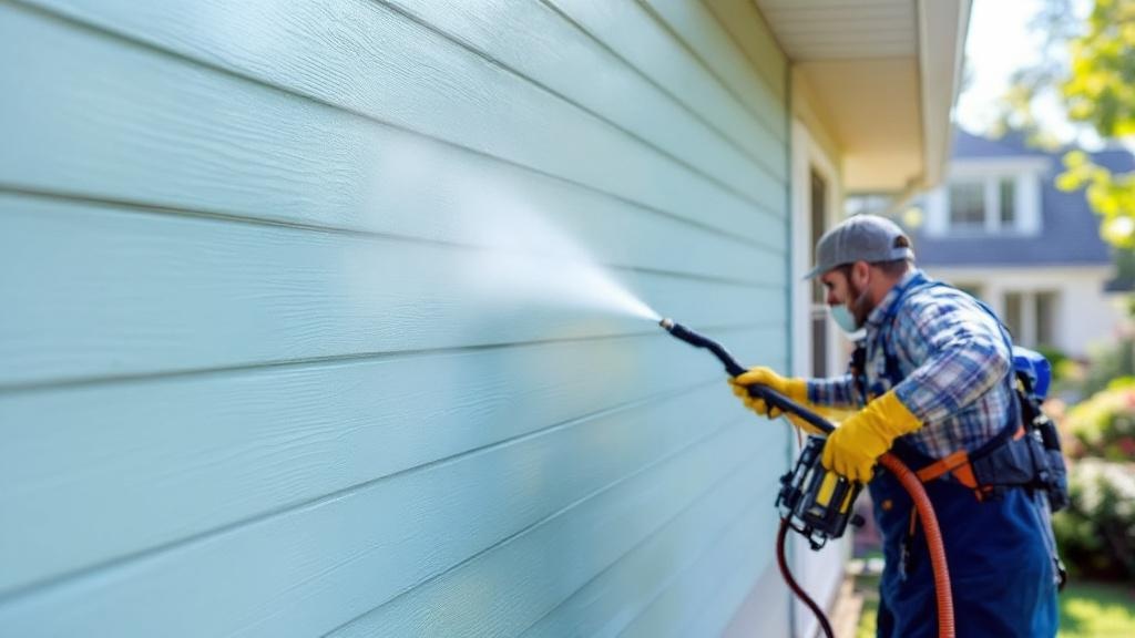 Exterior Pressure Washing - Professional Exterior Painting by Painting contractors