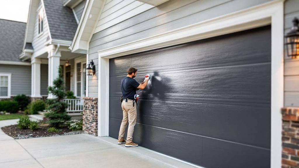 Garage Door Painting - Professional Exterior Painting by Painting contractors