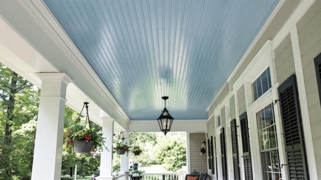 Porch Ceiling Painting - Professional Exterior Painting by Painting contractors