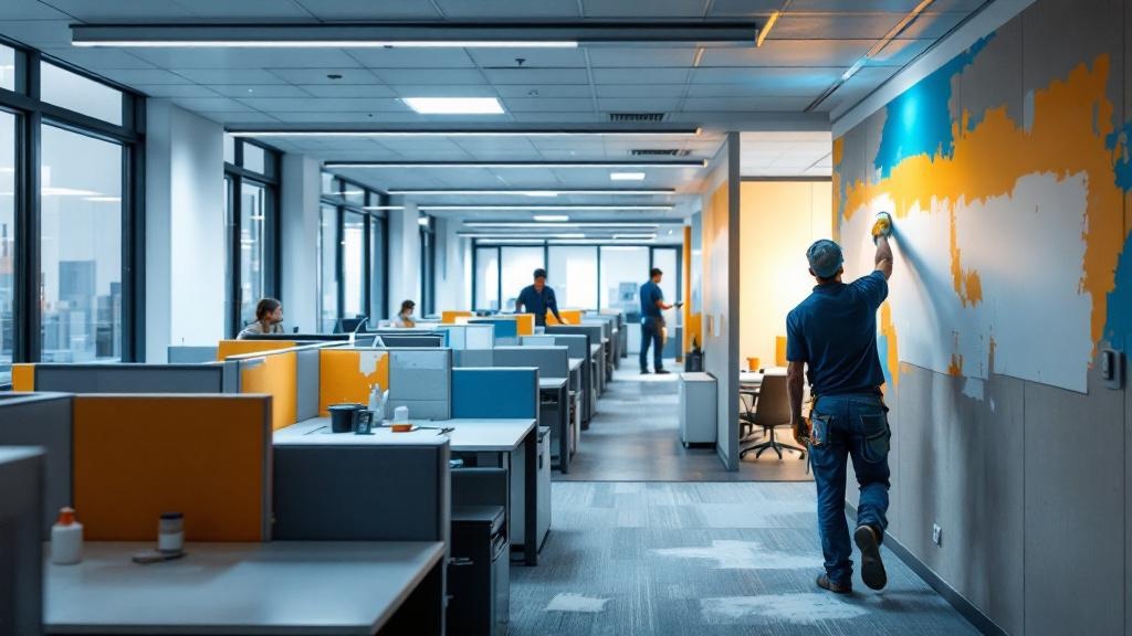 Office Interior Painting - Professional Commercial Painting by Painting contractors