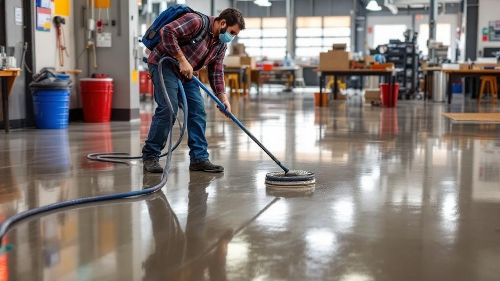 Industrial Floor Coating - Professional Commercial Painting by Painting contractors