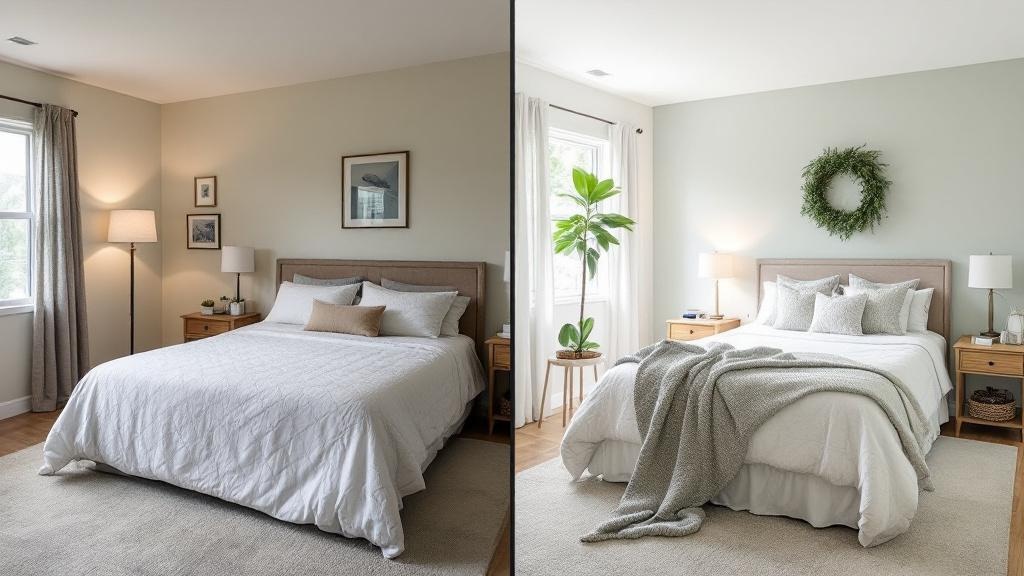 Bedroom Color Transformation - Professional Interior Painting by Painting contractors