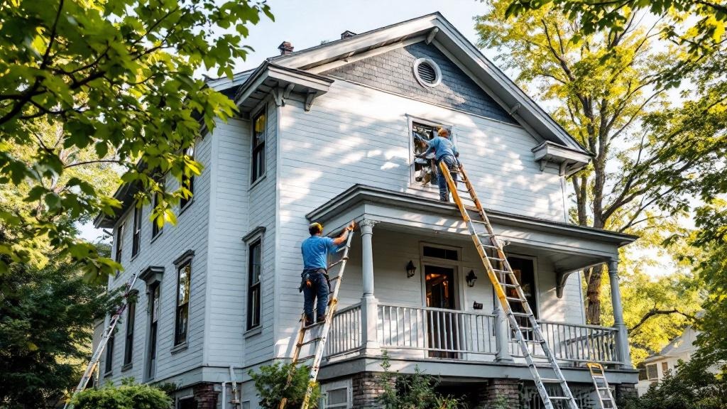 Multi-Story Exterior - Professional Exterior Painting by Painting contractors