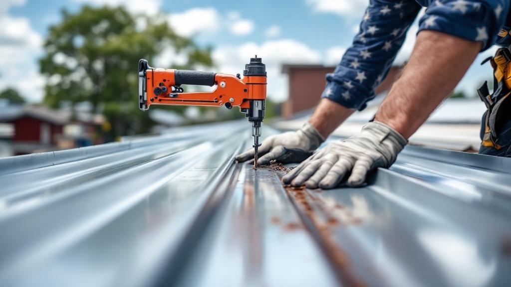 Metal Roof Panel Installation - Professional Metal Roofing by Roofing contractors