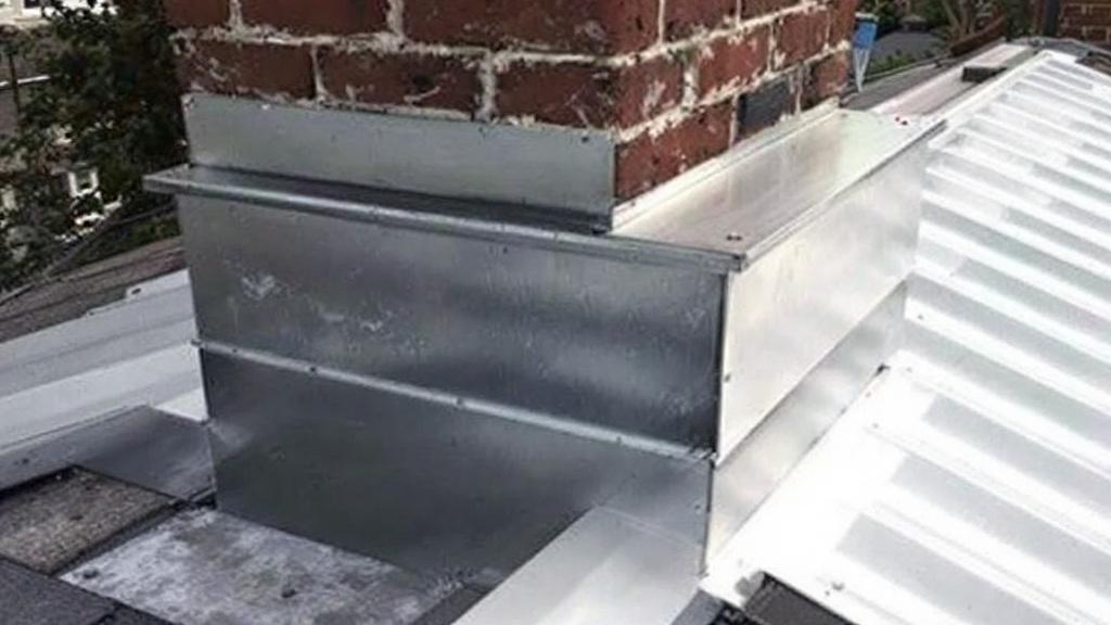 Metal Roof Flashing Around Chimney - Professional Metal Roofing by Roofing contractors