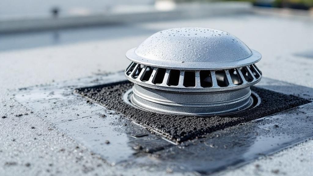 Flat Roof Drain Installation - Professional Flat Roofing by Roofing contractors