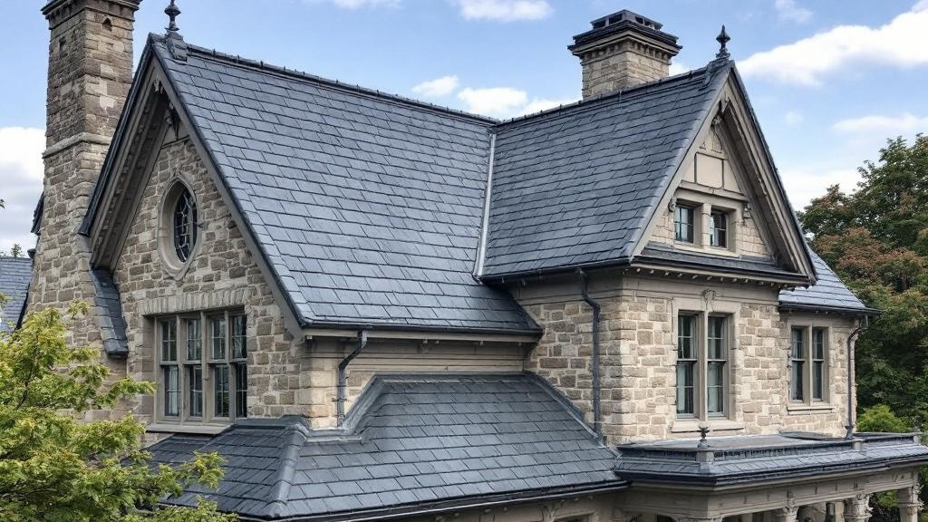 Slate Roof Natural Stone - Professional Tile Roofing by Roofing contractors