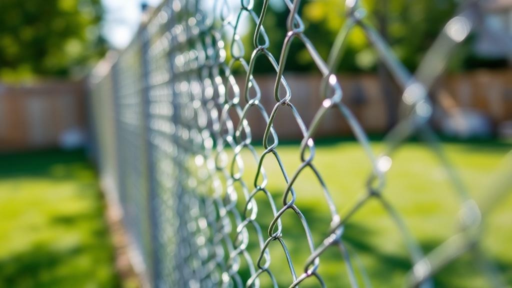 Galvanized Chain Link Fence Residential Installation - Professional Chain Link installation by licensed contractors