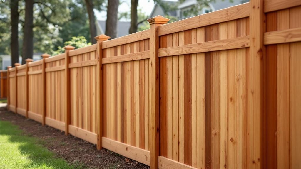 Board on Board Cedar Fence - Professional Wood Fence installation by licensed contractors
