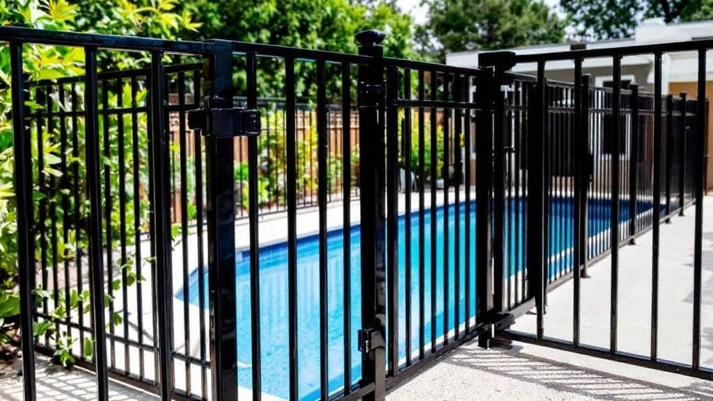 Aluminum Pool Safety Fence - Professional Aluminum Fence installation by licensed contractors